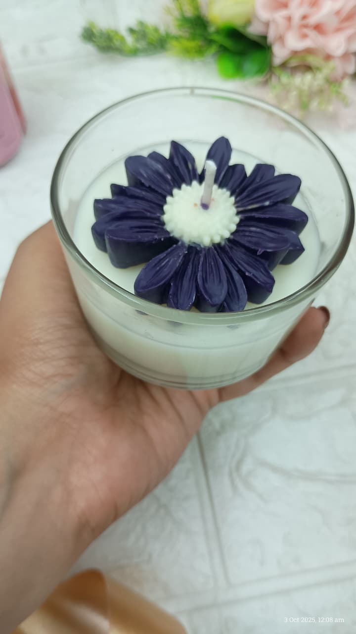 Midnight Bloom Candle