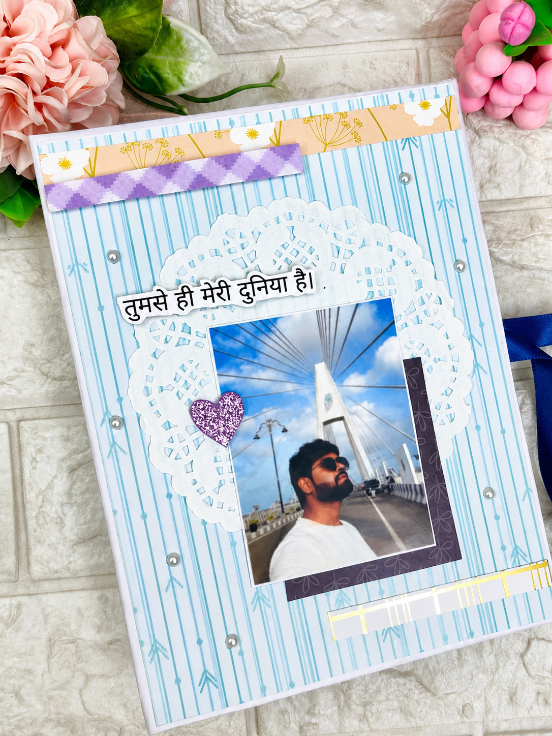 Handmade Hindi Shayari Scrapbook